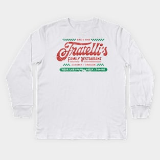 Distressed Fratteli's Family Resto Kids Long Sleeve T-Shirt